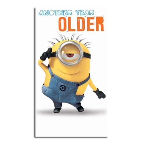 Another Year Older Minions Birthday Card 